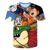 Yaz T Shirt Yeni Çift Kaplumbağalar Oyun Topu 3D Baskı T-Shirt Kadın erkek Kısa Kollu Çocuklar Çocuk Günlük