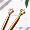 Пишущая школа Industrialcrown Crystal Ballpoint Pen Student Creative Fashion Metal Office Saceates Business Conference Kids Gifts Pen