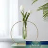 Garrafas 1 pc nordic vidro flor planta hidropônico vaso terrarium ferro frame home escritório decoração aniversário casamento housewarming gfit