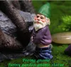 4pcs Fairy Garden Accessories Collectible Figurines Miniature Gardening Gnomes Figurines Ornaments My Little Friend Gnome-Drunk Gnome Kit Resin Fairy Garden