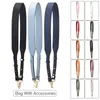 Bag Parts & Accessories 109cm-117cm Adjustable Luxury Real Leather Shoulder Crossbody Handbag Strap Replacement207v