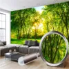 3d Digital Print Landscape Wallpaper Beautiful Green Sunny Forest Scenery Painting Mural Home Decor Living Room Bedroom Wallpapers