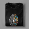 Maglietta da uomo in cotone 100% Maglietta da uomo intelligente L'intelligenza è la capacità di adattarsi al cambiamento T-shirt con slogan scientifico vintage 210225