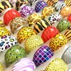 100pcs Animal Ring Leopard Skin Mix Rings Rings For Hommes et femmes Fonction entière Fashion Bijoux Bijoux Gift234L