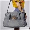 Seggiolino auto Forniture Ers Home Gardencat Zaino Messenger Traspirante Pet Cat Carrier Bag Travel Airline Appd Transport for Small Dog Cats Dr