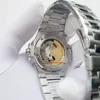 I migliori orologi automatici da uomo, quadrante con diamanti colorati impermeabili, scheletro in acciaio inossidabile, orologi da polso da uomo classici ed eleganti di lusso