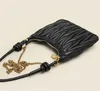 New wrinkled soft leather chain armpit bags retro leisure handbag fashion popular Single Shoulder Messenger women's bag