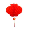 Lanternes en papier rouge festives traditionnelles chinoises de 26 CM 10 pouces pour la décoration de mariage de fête d'anniversaire DH8578