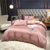 Embroidery Letter Bedding Set Solid Duvet Covers Queen King 220x240 Bedclothes Bed Sheet Nordic Bed 150 For Home