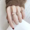 925 Silver ring Hollow letters ring simple fashion Jewelry Hip hop punk Ring Party Valentine's Day gift