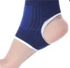 Suporte de tornozelo elástico band brace ginásio esportes promoção proteger tknitting dor hemapy manter quente safira azul 0 7jr f1 187 w2