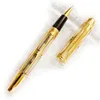 Pure Pearl Pope Julius II Fountain Rollerball Pen 0 7mm NIB Högkvalitativ klassisk naken Clip Hollow Out Barrel Writing Smooth Luxury276G