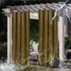 2 Панель Pergola Открытый Драпис Открытый Патио Открытый Занавес Водонепроницаемый Внешний Декор с ржавцем Втулка для Перголы / Крыльцо 210712