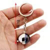 Solar Moon Key Ring Double Cabochon Glass Ball Universe Star Keychain Holders Bag Hangt Fashion Jewelry Gift Will en Sandy