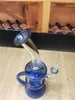 9,4-дюймовый стеклянный бонг для кальяна Dabber Rig Recycler Pipes Water Bongs Smoke Pipe 14mm Female Joint