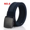 Canvas Militaire Web Riem Metalen Roller Gesp Mens Womens Causale Doek Decor Jeans Accessoires 8 Kleuren