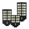 1000W 800W 600W LED lampioni solari a batteria lampade da esterno dal tramonto all'alba con sensore di movimento per parcheggio, cortile, garage e giardino.