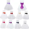 iiniim blomma klänning för barn toddler tjejer elegant pageant vestidos bröllop tulle formell kostym fest Q0716
