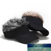 남자 가발 야구 모자 스파이크 된 머리카락 패션 모자 여성 캐주얼 조정 가능한 야외 창조적 인 성격 모자 대체 액세서리 공장 가격 전문가 디자인