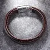 Wrap bracelet en cuir bracelet bouton magnétique bracelets multicouches bracelet manchette pour femmes hommes bijoux de mode volonté et cadeau de sable