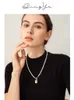 Collier de perles naturelles de sens élevé Women039s Mode Light Luxury Minority Design 2021 Nouveau simple automne et hiver pull chai4722083