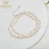 Natural freshwater pérola choker colar de pérola barroca jóias para mulheres casamento 925 prata clasp atacado