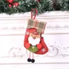 Boże Narodzenie Pończochy Skarpety Snowman Santa Elk Bear Drukowanie Xmas Candy Prezent Bag Xmas Drzewo Dekoracji JW28