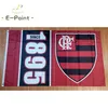 Флаг бразильского клуба De Regatas do flamengo rj 35ft 90cm150cm Полиэфирные баннеры