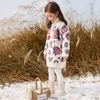 automne hiver enfants vêtements filles long pull enfants chandails tricotés mignon survêtement bébé fille pulls âge 2-12 ans 211201