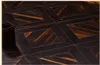 Черные палисовые деревообразные полы роскошные виллы украшения изготовления дерева пола ковры для внутренних деко настенные панели настенные фон предпосылки искусства медальон инали ковров