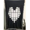 Lokaal magazijn! 9 pennen dekens sublimatie lege deken met kwastjes warmteoverdracht afdrukken shawl wrap sofa slapen gooien dekens 125 * 150cm VS Warehouse