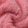 冬の服の女性のFaux Mink Cashmereカーディガンルーズプルフェムムのバットスリーブロングコートの厚さ暖かいニットセーターの外出210812