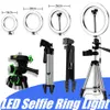 Youtube Makeup Video Live Shooting LED Ring Light Ring lamp 6 7 10 inch with phone holder Tripod Stand Selfie Ringlight Circle Tikok Lamp