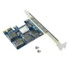 PCI-E aan PCI E Adapter 1 Turn 4 PCI-Express Slot-interfacekaarten 16x USB 3.0 Mining Special Riser Card PCIE Converter voor BTC Miner