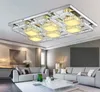K9ライトラグジュアリーシンプルランプクリスタルLEDの天井シャンデリア長方形ヴィラライト掛かるリビングルームの寝室