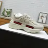 2022 Dikke Zool Heren Sneakers Comfortabel Ademend Dames Platte Schoenen Koeienhuid Antislip Mode Heren Casual Rhyton Schoenen Big Size fcgdrdgdw