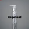 300 pz / 1lot. Bottiglia di lozione trasparente in plastica da 100 ml PTG12Good Qty