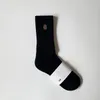 Mens Sock Classic Embroidered Middle Tube Japanese Style Cotton Autumn and Winter Towel Bottom Women Sports Stockings 3JTT