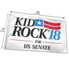 Kid Rock 18 pour nous Drapeaux du Sénat 3x5ft 100D Polyester Expédition rapide Couleur vive extérieure de haute qualité avec deux œillets en laiton