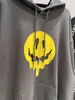 Balencigas heren hoodies Italië merk parodie smiley gezicht schedel borduurwerk proces hooded paar Parijs trui Unisex 4LWB