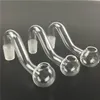 10mm Male Joint Thick Pyrex Glass Oil Burner Pipe Tobacco Transparent Bowl Hookahs Adapter Bong Pipes Smoking Shisha Tube Smoke Pipe Nail Burning Jumbo Accessories