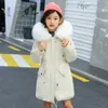 Winterjacke für Mädchen Kleidung 2021 Russische Kinder Parka Schneeanzug Plus Samt Warme Kapuze Oberbekleidung Mantel Kinder Teenager Kleidung H0909