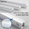 Lâmpadas 6 pçs / lote LED T5 luz de tubo integrado, 5W / 9W / 12W T5, tubo fluorescente T8, shopping, iluminação em casa, iluminação comercial