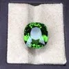 MELE Natural Green Chrome Tourmaline do tworzenia biżuterii, 5a wysokiej jakości 16x14x10.3mm 17.98CT poduszka cięcia DIY luźny kamień h1015