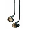 Meilleur vendeur SE535 Écouteurs HIFI intra-auriculaires Casques antibruit Casque mains libres avec emballage de vente au détail Or rouge 2 couleurs Écouteur