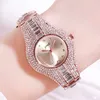 GEDI Orologi da donna di marca Top Luxury Orologio da polso in cristallo con strass pieno Regalo Orologio da donna Relogio Feminino Montre Femme 210310