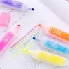 Hållbara 6pcsset Highlighter Pens Studenter målar ritning Söt akvarellpenststudenter Stationer.