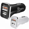 QC3.0 Chargeurs de voiture rapides Quickclk SCP PD Type C n Connecteur USB Pour tous les téléphones intelligents