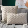 Coussin / oreiller décoratif 2021 couverture de coussin en velours nordique