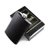 Matt black 6oz 8oz Liquor Hip Flask Screw Caps Stainless steel wine pot Russian portable Hip Flasks WWA144